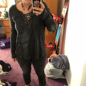 We The Free Lace up Tunic